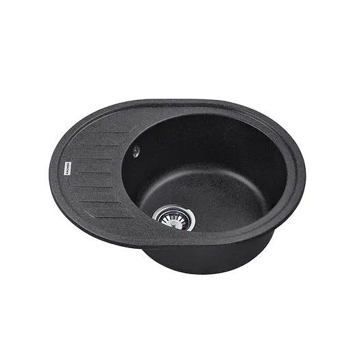 Кухонная мойка гранитная Kroner KRP Komposit GRB-6250 CV027416, Графит - фото 3