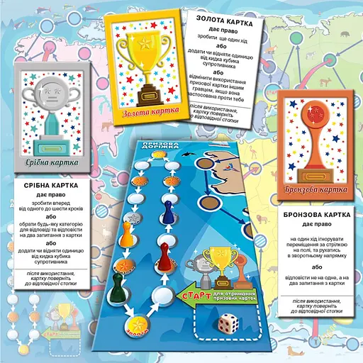 Настільна гра "Навколо світу" 82258 географічний квест - фото 4