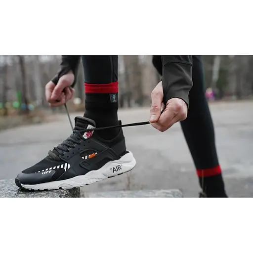 Носки DexShell Running Lite водонепроницаемые XL красные - фото 12