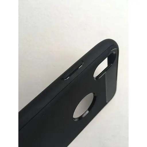 Оригинальный противоударный силиконовый чехол Spigen Rugged Armor Matte Black для iPhone XR (064CS24871) - фото 10