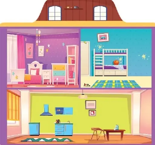 Багаторазові наліпки. Ляльковий будинок - фото 2