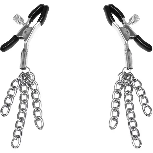 Затискачі для сосків з пензликами Feral Feelings - Nipple clamps Tassels