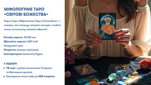 Карти Таро Orner Міфологічне Таро: Світові Боги - фото 4