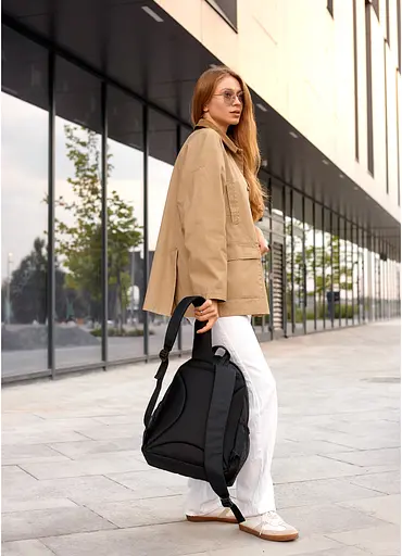 Жіночий рюкзак Sambag BRIX PJT CLASSIC чорний 40 x 27 x 15 см (11711065) - фото 8