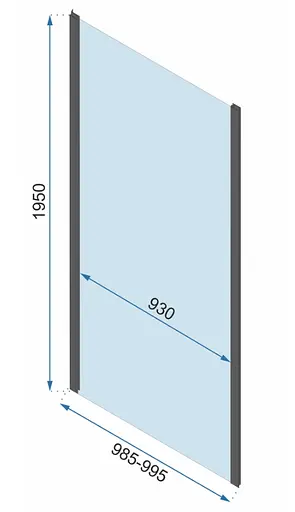 Душевая кабина Rea Rapid Slide 100x110 black REA-K6423 + REA-K6401, Черный матовый, Универсальная, прозрачная - фото 7