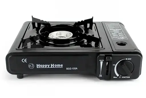 Портативна газова плита Happy Home BDZ-155A однокомфоркова - фото 8