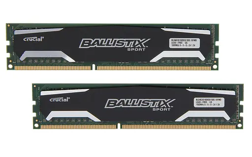 Оперативна пам'ять Crucial Ballistix Sport 8GB (2x4GB) DDR3 1600 PC3 12800 BLS2KIT4G3D1609DS1S00 Б/В - фото 2
