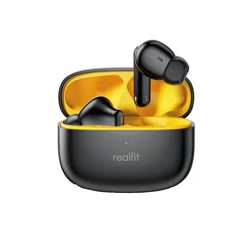 Bluetooth-наушники Realfit F3 с активным шумопоглощением. Черные 