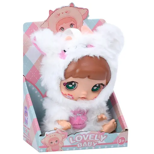 Детская мягкая игрушка-брелок Lovely Baby Bambi 6053a(White) - фото 1