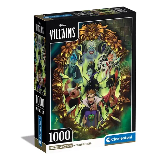 Пазл Лиходії Діснея - Disney Villains - 1000 шт Clementoni 39812