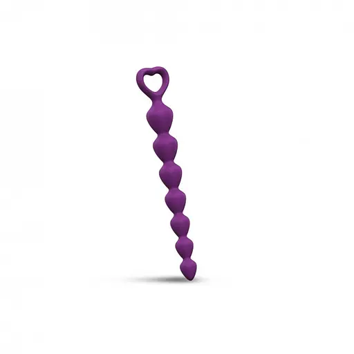 Анальний ланцюжок Love To Love Bing Bang S 18 см (фіолетовий) - фото 3