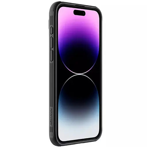 Карбонова накладка Nillkin CamShield Pro для Apple iPhone 15 Pro Max 6.7 Black - фото 4
