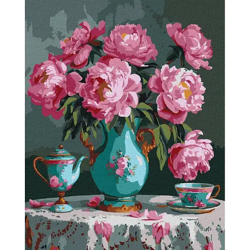 Набір для розпису по номерах Ніжні кольори, 40x50 см, КНО5709