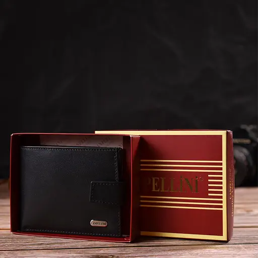 Чоловічий шкіряний гаманець Canpellini 11х9х1 см acs0025625 - фото 7