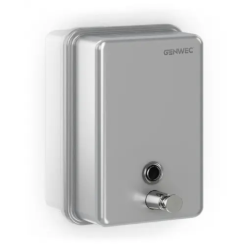 Дозатор для жидкого мыла Genwec GW04 01 04 01, Хром матовый - фото 1