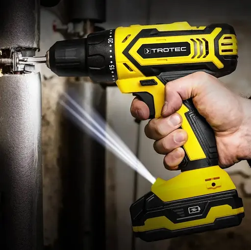 Дрель-шуруповерт аккумуляторный Trotec PSCS 11-20V с АКБ и ЗУ + кейс (4410000302) - фото 5