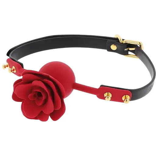 Кляп Taboom Wild Roses Ball Gag чорний