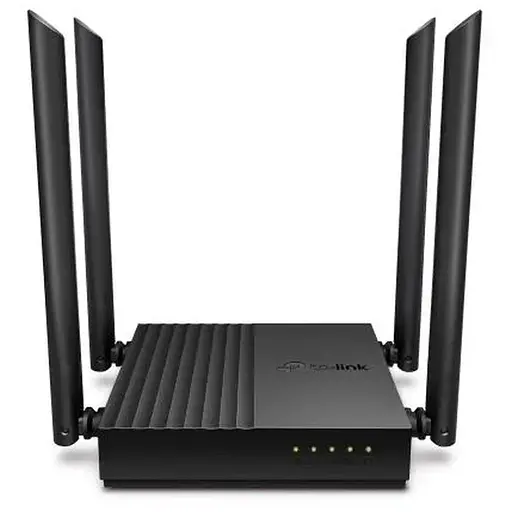 Роутер TP-LINK Archer C64, Black, Wi-Fi 802.11 ac, до 1167 Mb/s, 2.4/5GHz, 4 LAN 10/100/1000 Mb/s, RJ45 10/100/1000Mb/s, 4 зовнішніх антенн