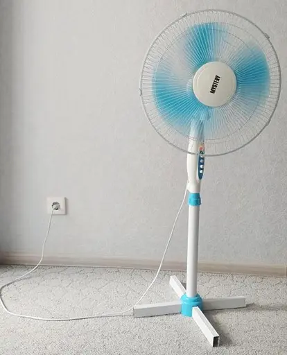 Напольный поворотный электрический вентилятор Mystery MSF-2445 для дома офиса 40 Вт - фото 4