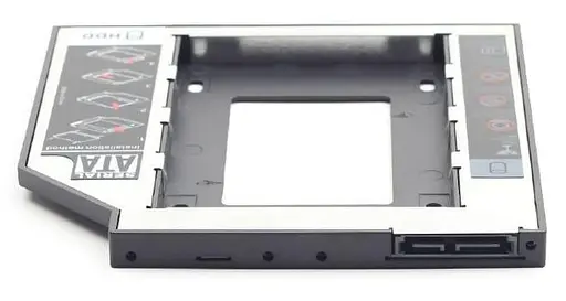 Внешний карман Gembird HDD 2,5" для ноутбука в отсек CD-ROM MF-95-02 (12.5 мм) (MF-95-02) - фото 2
