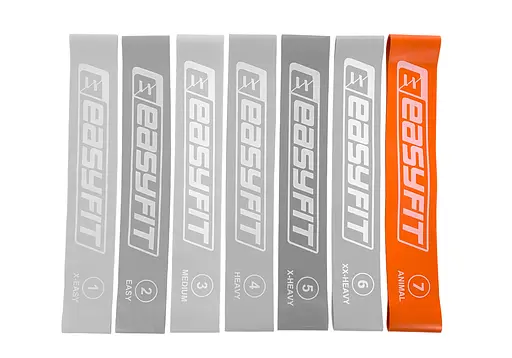 Гумка для фітнесу EasyFit №7 помаранчева (EF-1813-7) - фото 3