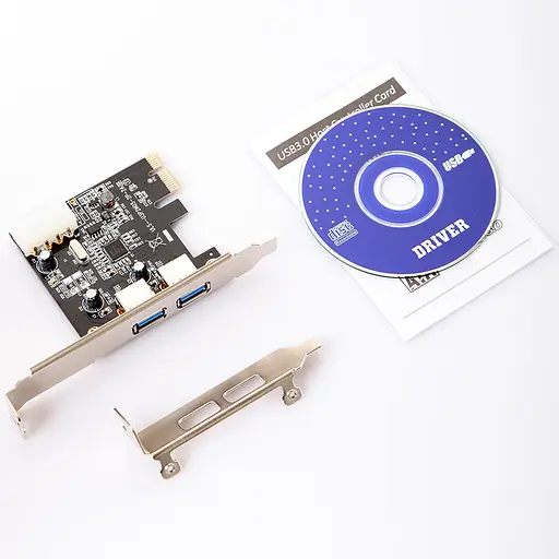 Контролер PCI-E USB3.0 (2ext. Molex) Low Profil, NEC, RTL - фото 6