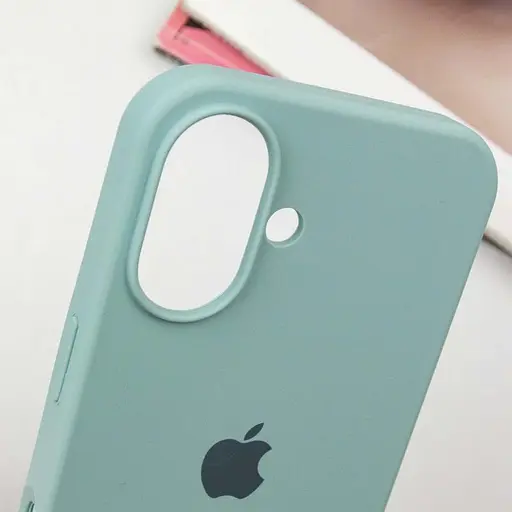 Чехол Epik Silicone Case Full Protective AA для Apple iPhone 16 Plus 6.7 Бирюзовый/Beryl - фото 5