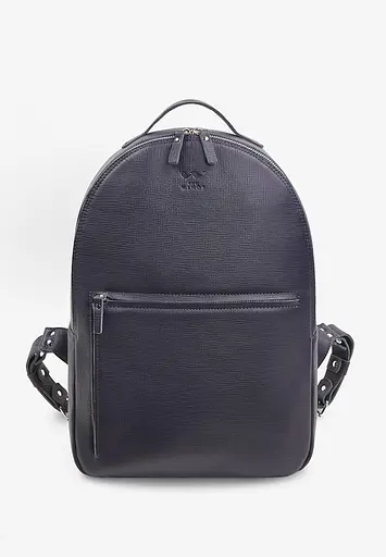 Шкіряний рюкзак Groove L синій Саф'яно - фото 2