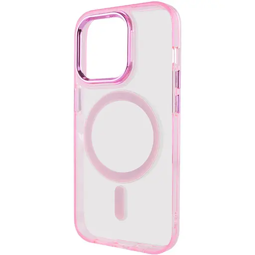 Чохол Epik TPU Iris with MagSafe для Apple iPhone 13 Pro 6.1 Рожевий - фото 3