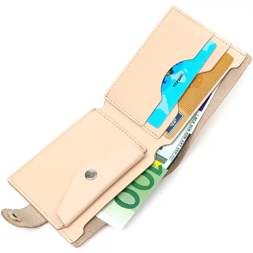 Кожаный женский кошелек Shvigel 10.5х9х0.5 см acs0027008 - фото 5