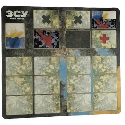 Неопреновий мат Kilogames ЗСУ Аrmed forces of Ukraine (ЗСУ-М) - фото 1