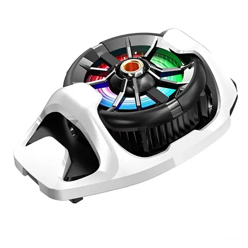 Кулер активне охолодження для телефону / планшета Memo DL22 шириною до 88 мм White (18510)