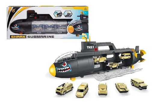 Автовоз "Підводний човен" з набором машинок P863-A