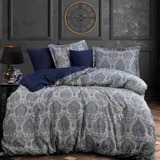 Комплект постельного белья Dantela Vita Carolina Blue Евро Разноцветный 000230373