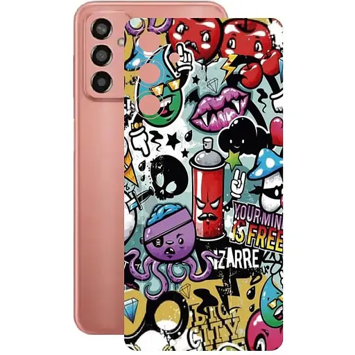 Захисна плівка StatusSKIN для Samsung Galaxy M14 5G Корпус Вініл Графіті - фото 1