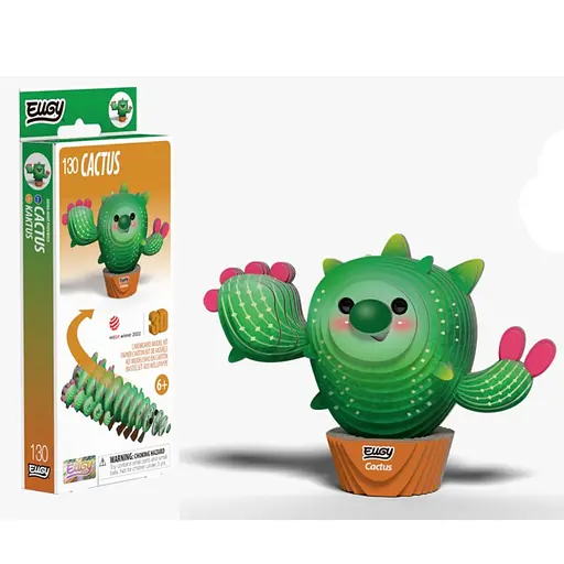 Сборная 3Д модель Eugy Зоопарк: Кактус (XEG-130) - фото 2