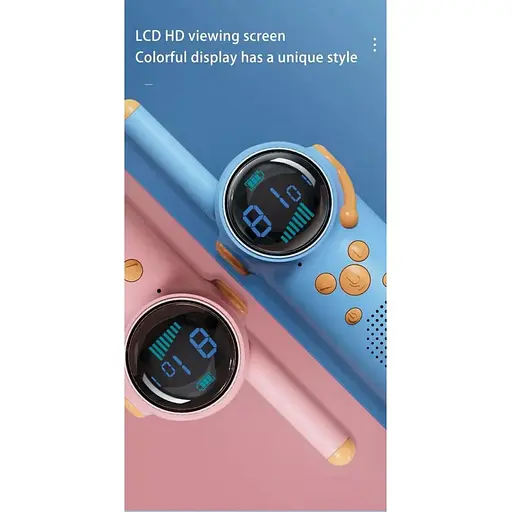 Рация DK Kids Walkie Talkie Rocket D22 Blue+Pink [136242] - фото 10
