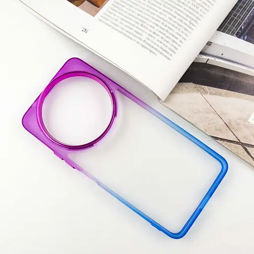 Чохол Epik TPU+PC Fresh sip series для Xiaomi Redmi A3 Синій/Фіолетовий - фото 2