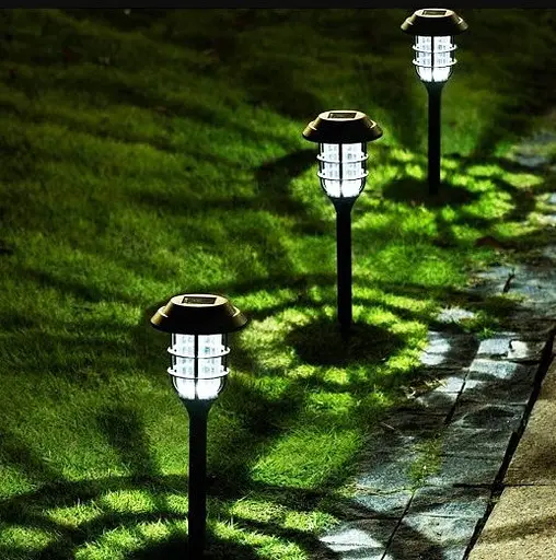 Вуличні садові сонячні світильники Solar Lawn Lamp X20 6 шт. на сонячних батареях підсвічування газону - фото 3