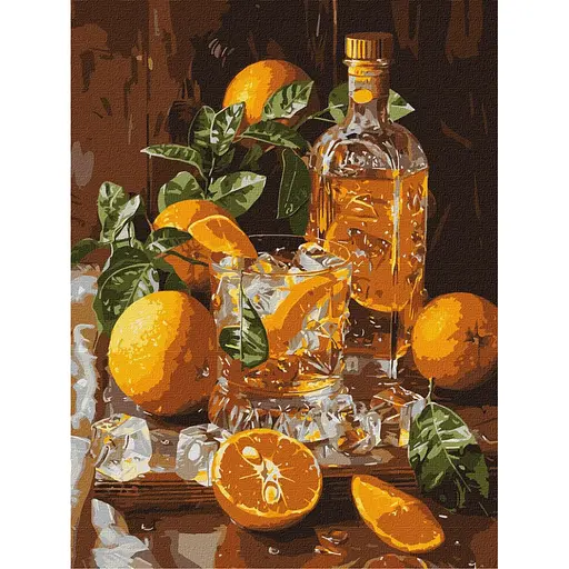 Картина по номерам "Апельсиновый вечер" ©art_selena_ua Ideyka KHO5754, 30х40 см - фото 1