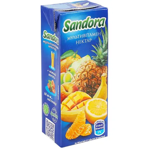 Нектар Sandora Мультивитамин неосветленный 200 мл - фото 1