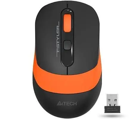 Беспроводная мышь A4Tech Fstyler FG10 Wireless Black/Orange (FG10 (Orange)) - фото 1
