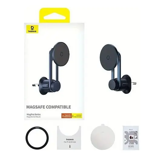 Автомобільний тримач для смартфона Baseus MagPro Series C40161200121-00 - фото 5