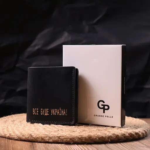 Кожаный кошелек Grande Pelle 9.5х10х1.5 см acs0024000 - фото 8