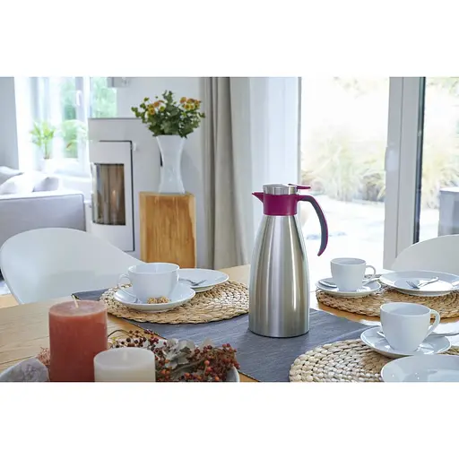 Термокувшин Tefal Soft Grip 1.5 л бордовый (K3042214) - фото 7