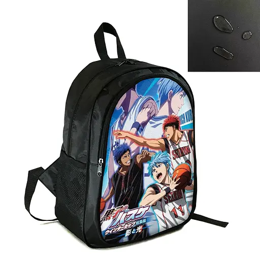 Рюкзак городской/школьный 38×28см с принтом Аниме Баскетбол Куроко/kuroko no basuke детский, подростковый, мужской, женский (4110)