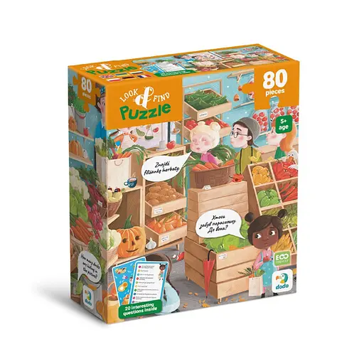 Детский пазл Ищи и находи "Дары осени" DoDo Toys 300666, 80 элементов - фото 1