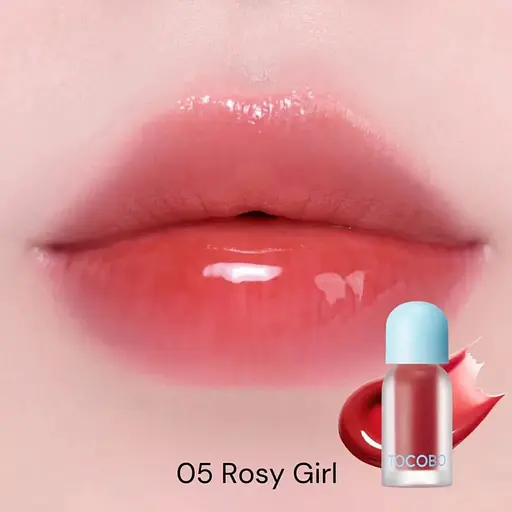 Олія для губ для об’єму та сяйва Juicy Berry Plumping Lip Oil Tocobo 05 Rosy girl Tocobo 4 г - фото 2
