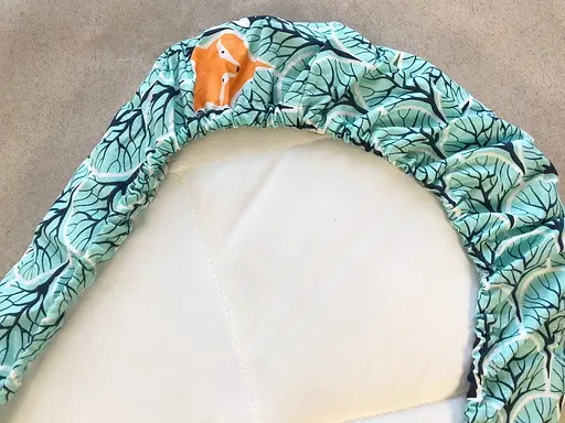 Непромокаемая простынь Moontime в коляску "Звери на лазурном" - фото 3