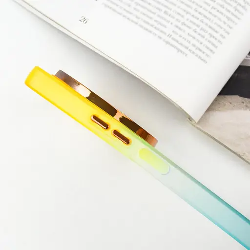 Чехол Epik TPU+PC Fresh sip series для Xiaomi Redmi A3 Бирюзовый/Оранжевый - фото 4